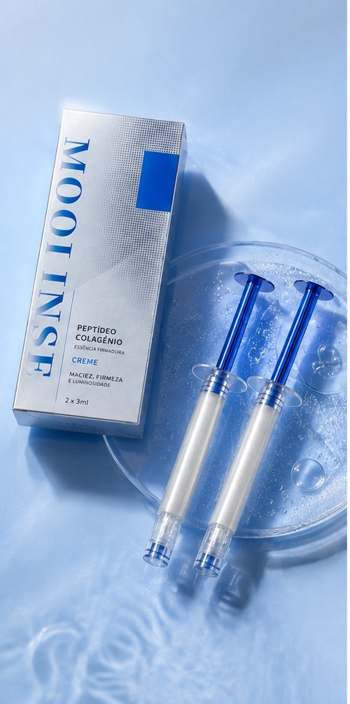 Creme Facial de Peptídeos de Colagénio